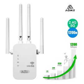 5g Repetidor De Señal Wifi Punto De Acceso 5g De 1200mbps 5ghz/2.4ghz Wifi Aomu