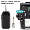 Wireless Instrument Microphone, 2.4GHz Wireless Guitar Violin Microphone System Clip