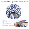 INNELO - Gorro de ducha de lujo, reutilizables, impermeables, para