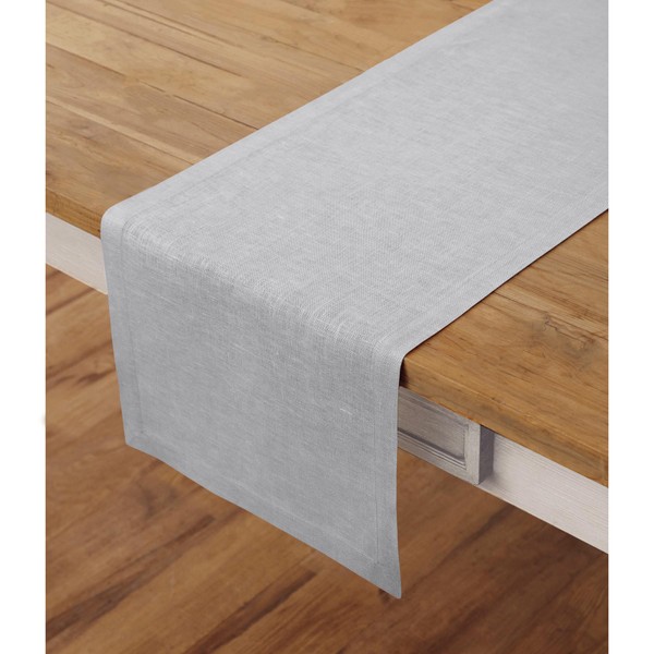 Solino Home Linen Table Runner 108 Inches Long – 100%