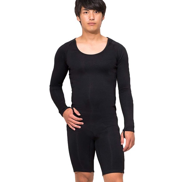 FELLOW Thermal Inner, Long Spring, Ron Sup, Surfing, Fleece Lined, Air Heat, Men's Wetsuit, Semi-Dry Suit, Inner Protection, Diving, SUP, Japanese Standard, ML Size