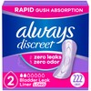 Always Discreet Incontinence Panty Liners for Bladder Leaks, Size 2,