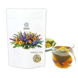 Muzumu's Tea Bags Decaffeinated Elderflower German Chamomile Peppermint Nettle Echinacea Olive Brief (8 Tea Bags)