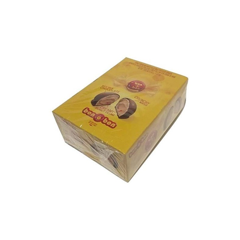 Bon O Bon Bonbons with Peanut Cream Filling and Wafer