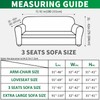 MAXIJIN Stretch Couch Cover Sofa Covers for 3 Cushion Couch