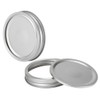 Stainless Steel SplitType Mini Glass Jar Lids Container Sealing Cover