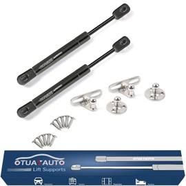 OTUAYAUTO 2 x Gas Pressure Damper 250N Fittings for Chest Cabinet Door Wardrobe Caravan Shelving Window Sill