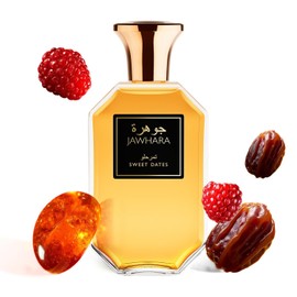 Jawhara Sweet Dates | Ambery Fruity Eau de Parfum 3.3 fl oz | Notes of Raspberry, Medjool Dates, and Rich Amber | Long Lasting | Everyday Wear | Travel Size