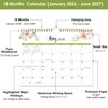 2026 Wall Calendar - 2026 Calendar, 18 Month Calendar Runs