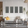 Art3dwallpanels 4 PCS Acoustic Panels, 24''x12'' Fabric Soundproof Wall Panels,