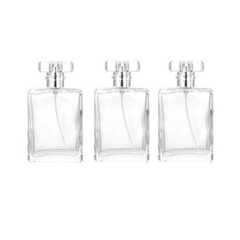 Rowcay 3 Pcs Perfume Bottle Atomizers,1 oz Refillable Fine Mist Spray Empty Perfume Bottles Portable Travel Perfume Dispenser Containers for Essential Oil Perfume (30ml)