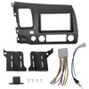 For Honda Civic 06-11 Taupe Radio Stereo Dash Kit w/Wiring