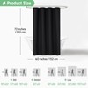 Dynamene 60 inch Stall Shower Curtain - Waffle Weave Heavy