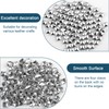 Hopton Pack of 100 Square Rivets Metal, Silver Rivets for