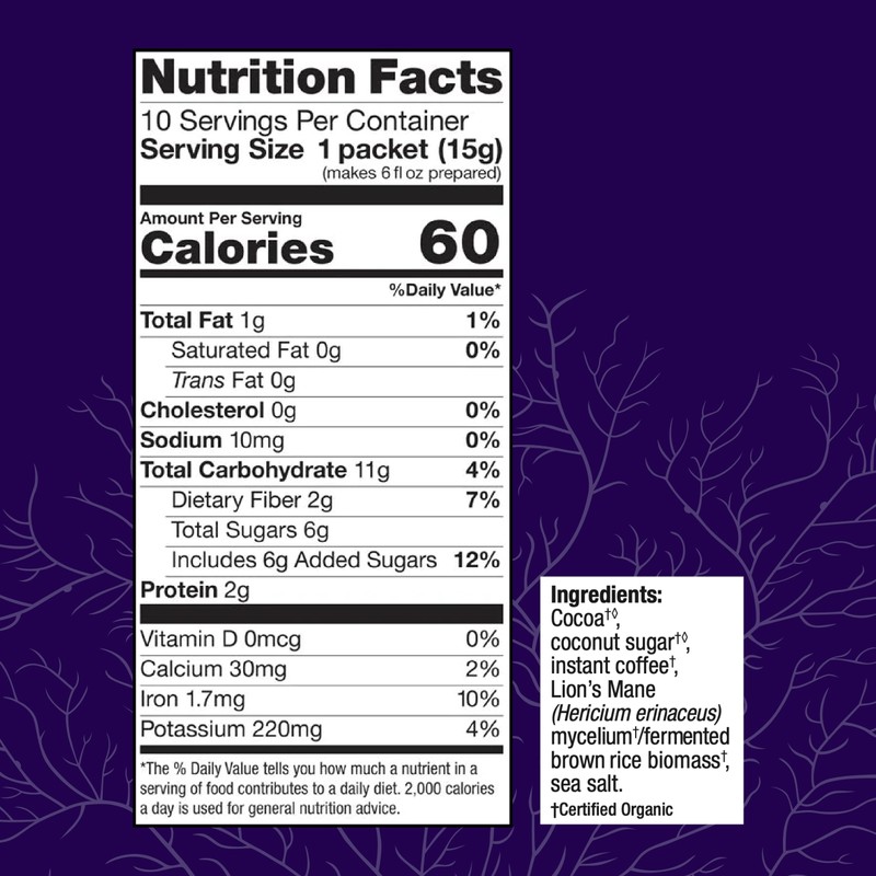 Host Defense MycoBrew Mocha - Mocha Drink Mix - Includes