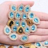 Handcrafted Thread & Beads Work Embellishments – DIY Sew-On/Glue Rhinestones
