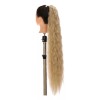 TASSYME ACCESORIOS Coleta Extra Larga Rizada Cabello Sintético Rubio Claro