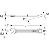 KS Tools 519.0653 CHROMEplus Combination spanner, extra long, 13mm