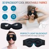 2-Pack Bluetooth Sleep Mask, Sleep Mask with Bluetooth Headphones, Eye