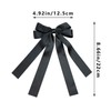 Hair Bows Hair Clip Beige Black Hair Ribbon Ponytail Holder
