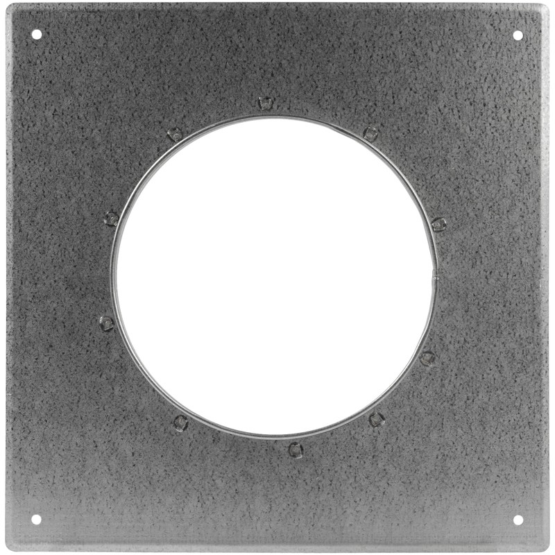 Duct Connection Flange Diameter 150 mm, Galvanised Steel, Straight or