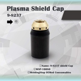 Weldingstop 9-8237 & 9-8235 Drag Shield 50-60A for Thermal Dynamics 52/82/102/152 Cutter SL60/SL100 Plasma Torch Prats PKG-6[9-8237 Shield Gray Version Level UP]