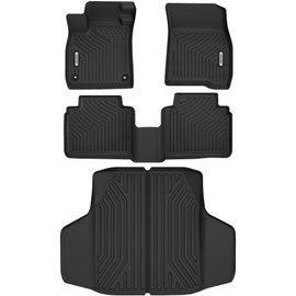 OEDRO Floor Mats Set for Honda Accord 2023-2024 & Honda Accord Hybrid 2023-2024, All-Weather TPE Floor Mats & Cargo Trunk Liners for Honda Accord 2023 Accessories, Black