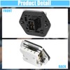 QUARKZMAN HVAC Resistor Blower Motor Fits Mitsubishi Lancer Black Pack