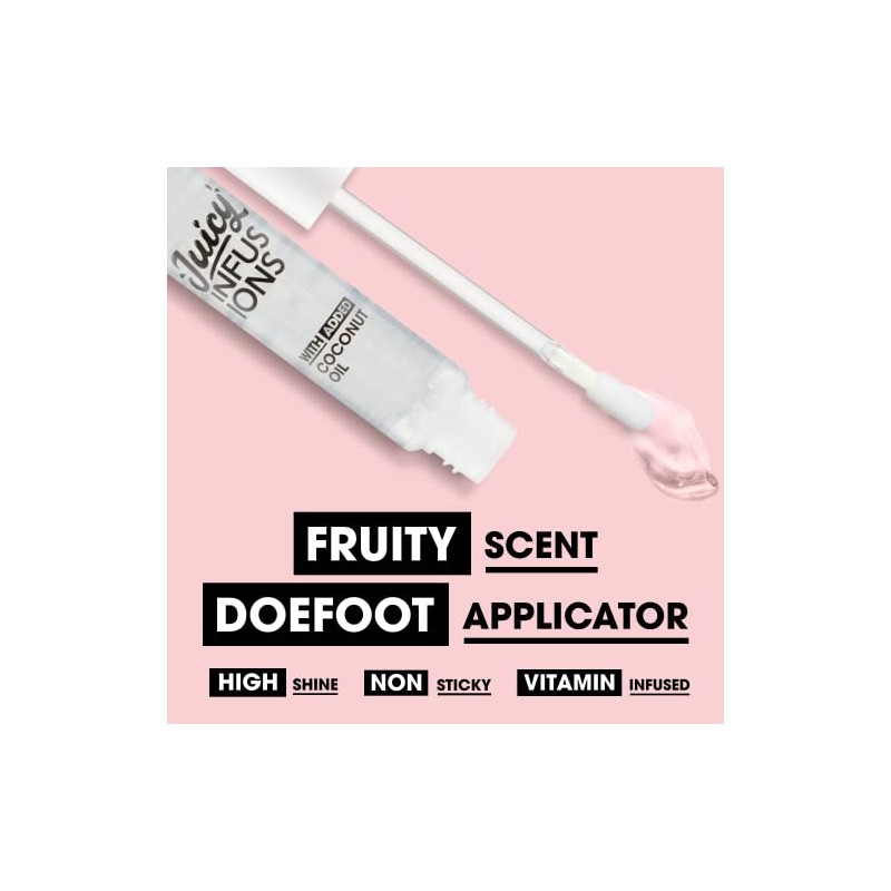 Collection Cosmetics Gloss Me Up Juicy Infusion Lip Gloss, With