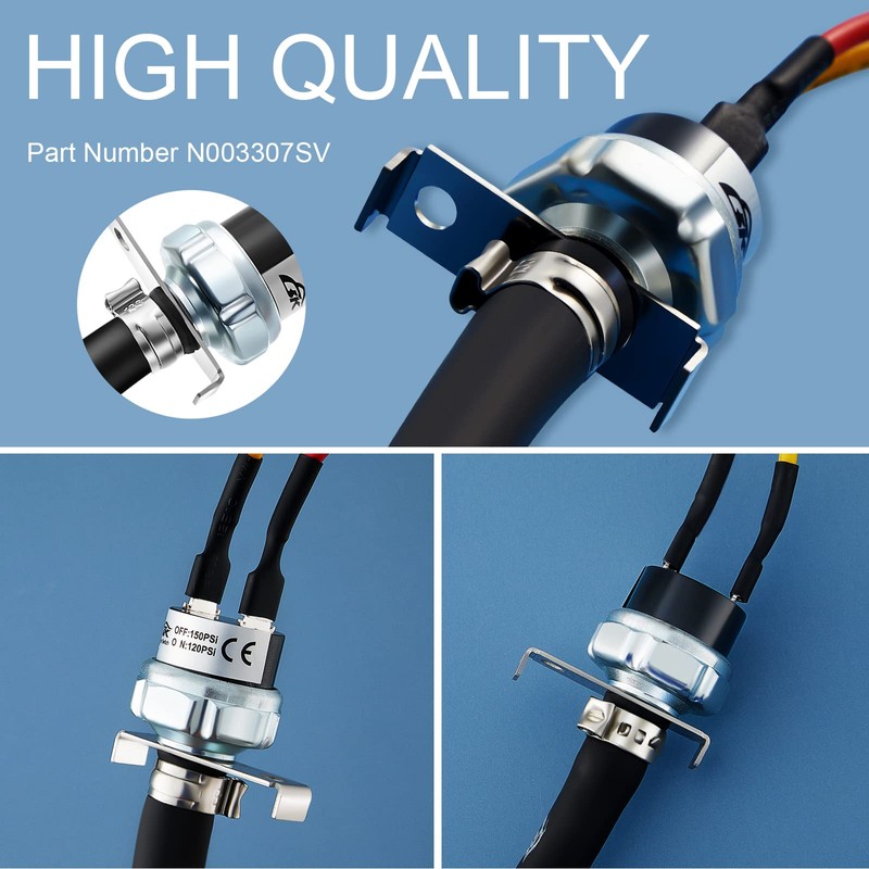 Flutesan Air Pressure Switch Air Compressor 70-180 PSI Pressure Controller