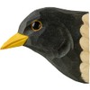 Wildlife Garden - Magnet Blackbird (WG4921) - Hand Carved