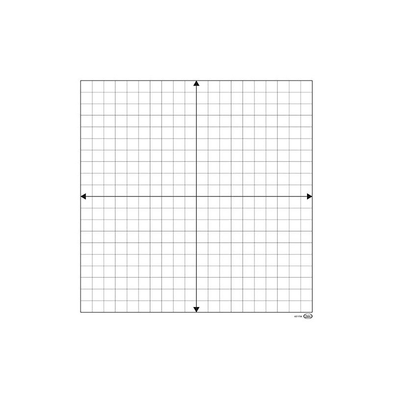 Didax Educational Resources Demonstration Magnetic Dry-Erase Coordinate Grid