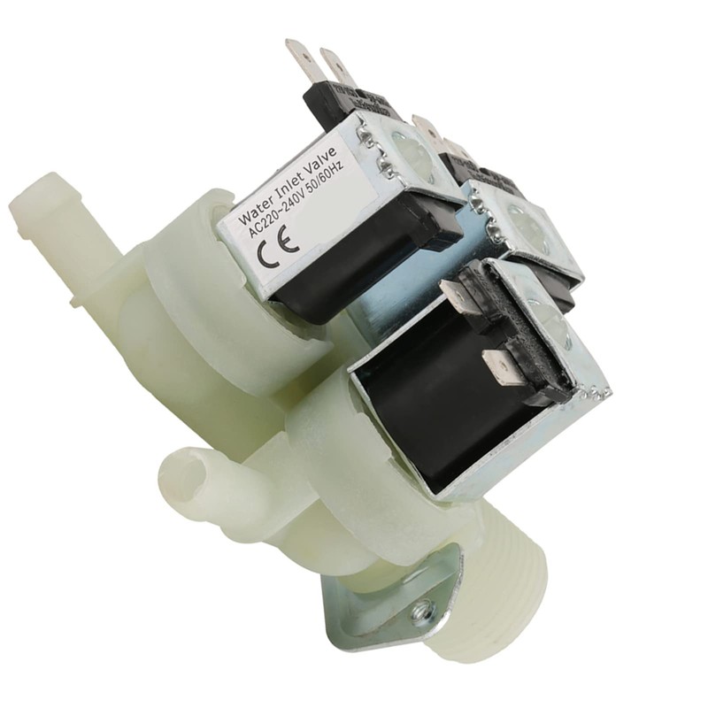 AC 220V Three Way Inlet Solenoid Valve, G3/4 Port Thread