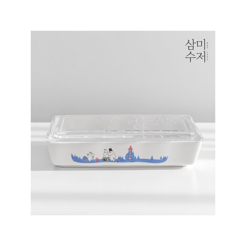 Moomin Friends Rectangular Cutlery Holder / 무민 프렌즈 직사각수저통
