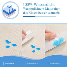 wtisan Cushion Cover 45 x 45 cm Decorative Set of 2 Waterproof Outdoor Cushion Garden Cushion Weatherproof Breathable Geometric Graffiti Cushion Cover Garden Decoration for Outdoor Home Sofa Garden