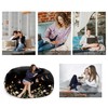 HOWSEESNOW 6FT Giant Bean Bag Chair Cover - Soft Fluffy