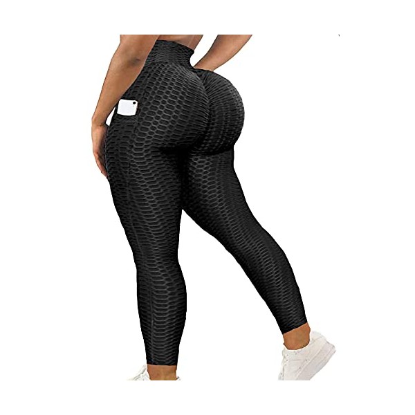 SEASUM Scrunch Booty Workout Leggings with Pockets Womenâs Butt Lifting