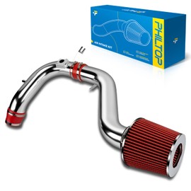 PHILTOP Cold Air Intake Red Tube Compatible With Honda Accord 2008-2012 2.4L, Red