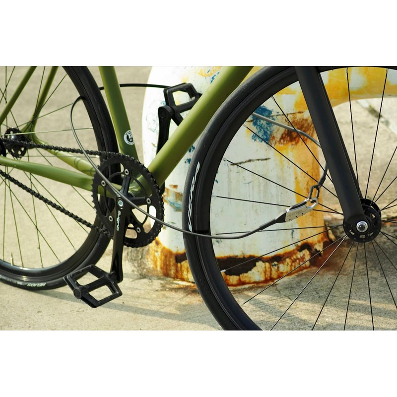 crops Double Wire Lock Q10 Black | 3 Digit Dial