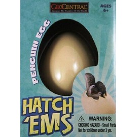 Geo Central Hatch'ems Penguin Egg - Grow Your Own Penguin Chick Pack of 2