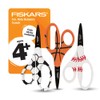 Fiskars 5" Pointed-Tip Scissors for Kids 4-7 with Non-Stick Blades