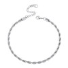 Bandmax Men's Anklet, Non-Stick Surgical Stainless Steel, Popular, Rustproof, Waterproof,