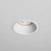 Astro Minima Round Fixed Indoor Downlight (Matt White), GU10 Lamp,