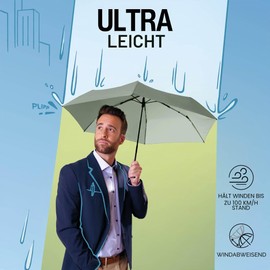 Knirps US.050 Ultra Light Slim Manual Pocket Umbrella Vanilla