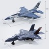 2 Packs Diecast Airplane Toys with Sound & Light, Pull