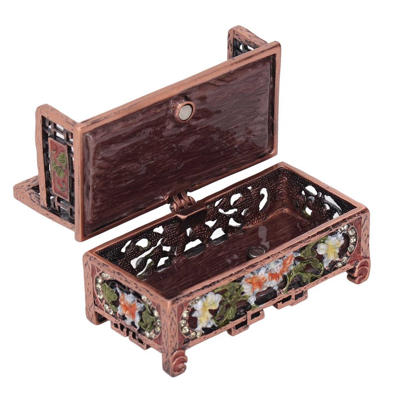 Vintage Jewelry Box Antique Sofa Shape Desktop Jewelry Box Trinket