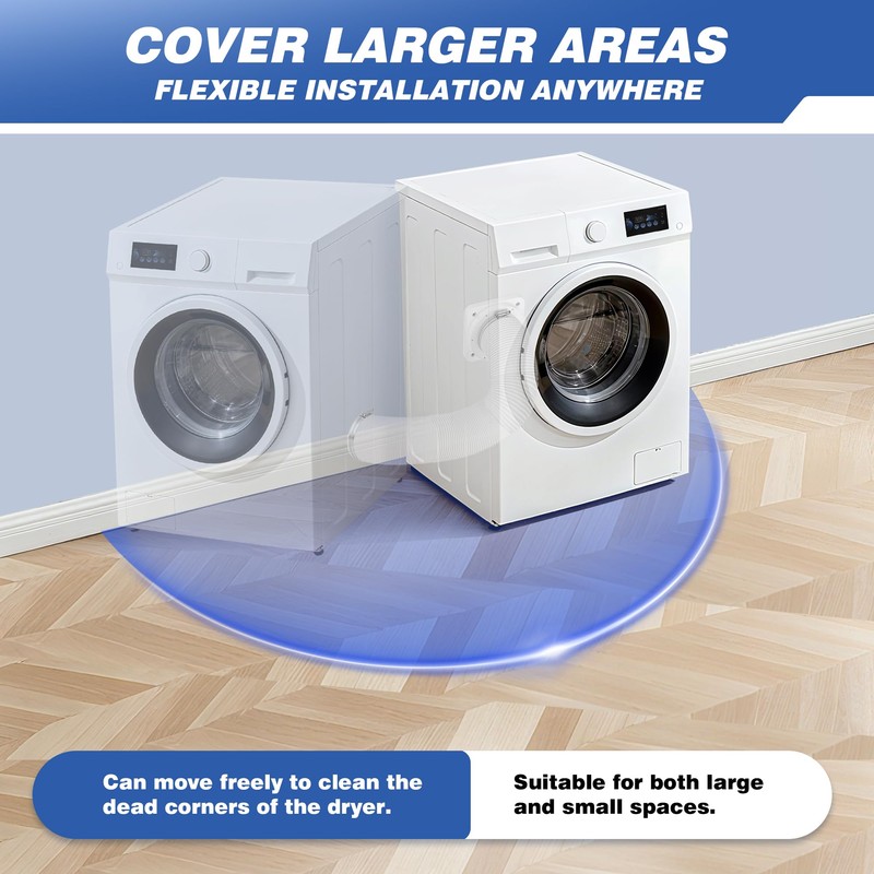 RDXTIK Magnetic Dryer Vent Connector, DV180 Airtight Seal Dryer Vent