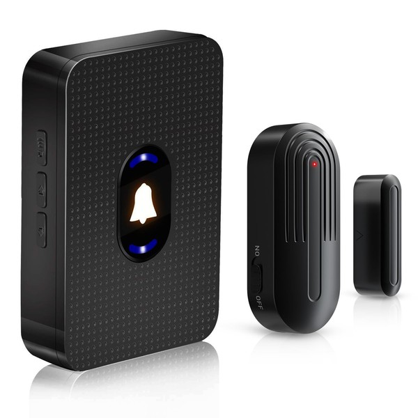 DAYTECH Wireless Door Window Sensor Alarm, Door Open Chime, Entry