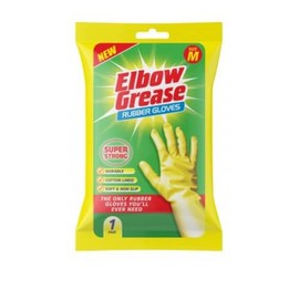 Super Strong Rubber Glove Medium 1pk – Perfect for Various Household Chores