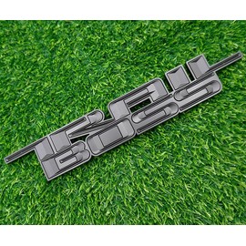 1x 2019-2024 Trail Boss Emblem 3D Badge Side TrailBoss Nameplate Decal Letter Logo Replacement for Trail Boss (All Black)